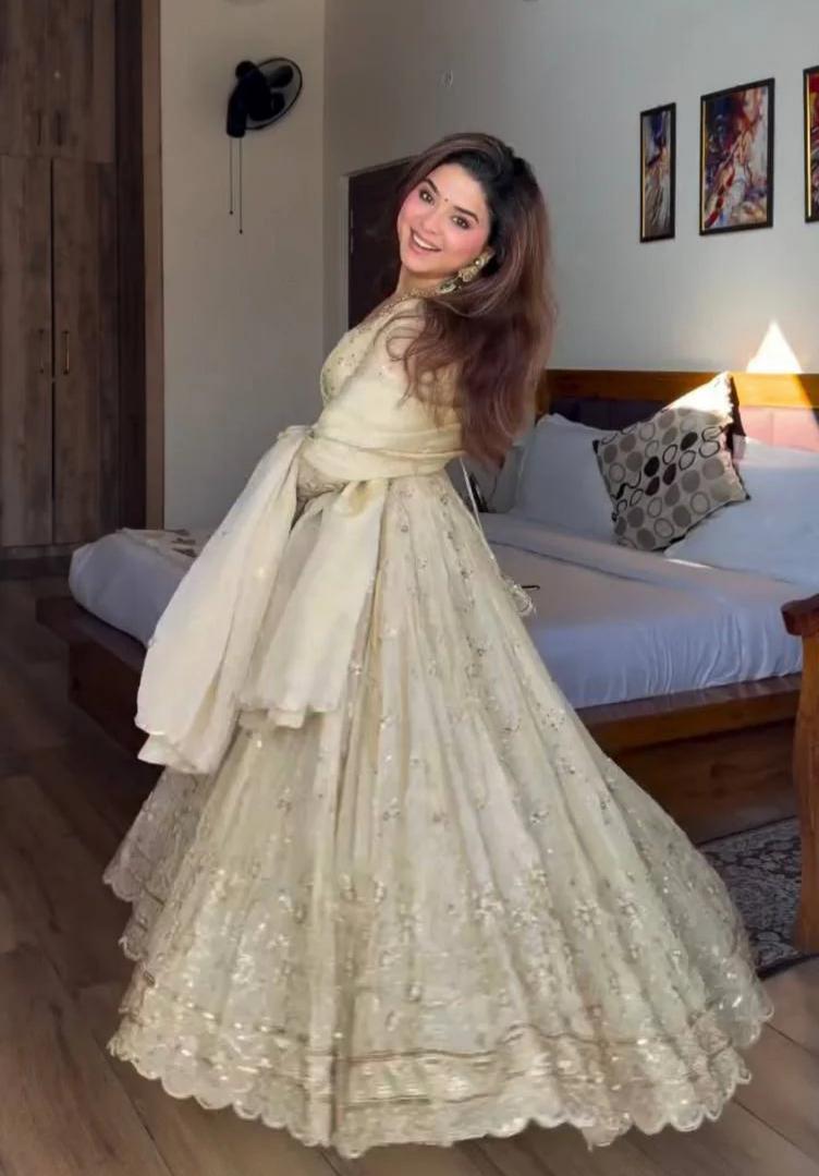 Timeless Grace Cream Dress Elegance