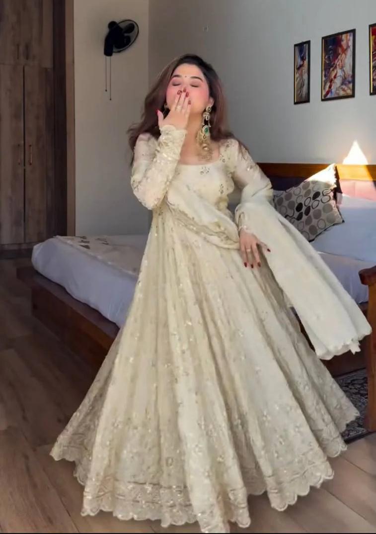 Timeless Grace Cream Dress Elegance