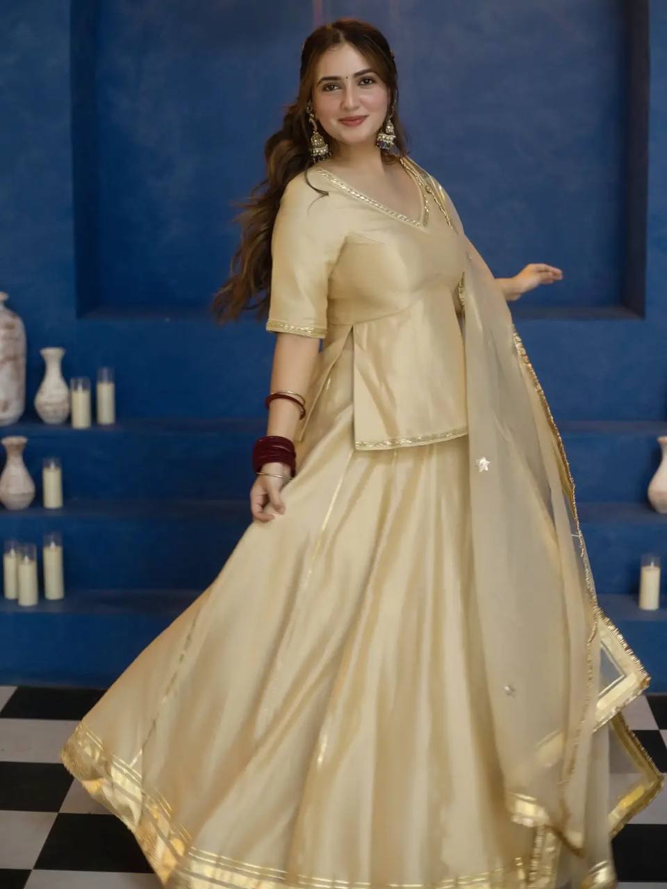 Luxurious Silk Lehenga Choli for Festivities