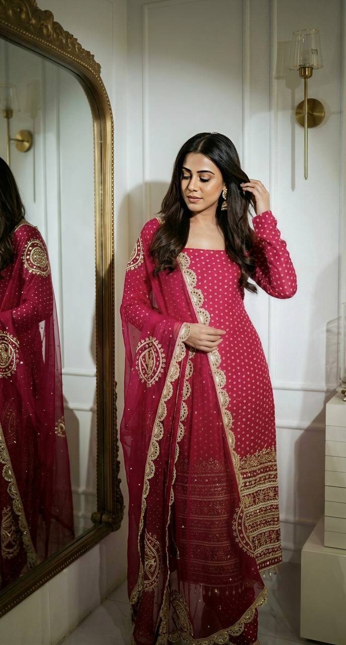 Timeless Rose Elegant Pink Suit Ensemble