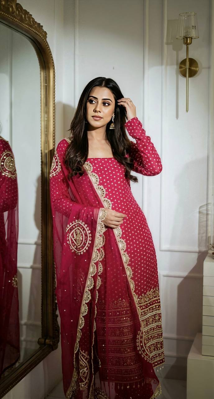 Timeless Rose Elegant Pink Suit Ensemble