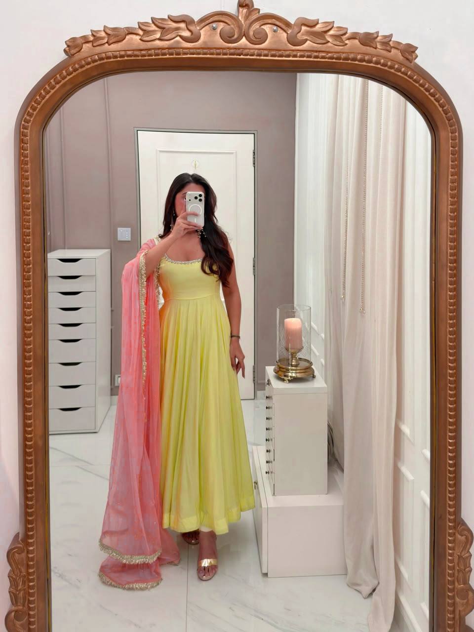 Radiant Blossom Anarkali Suit Collection