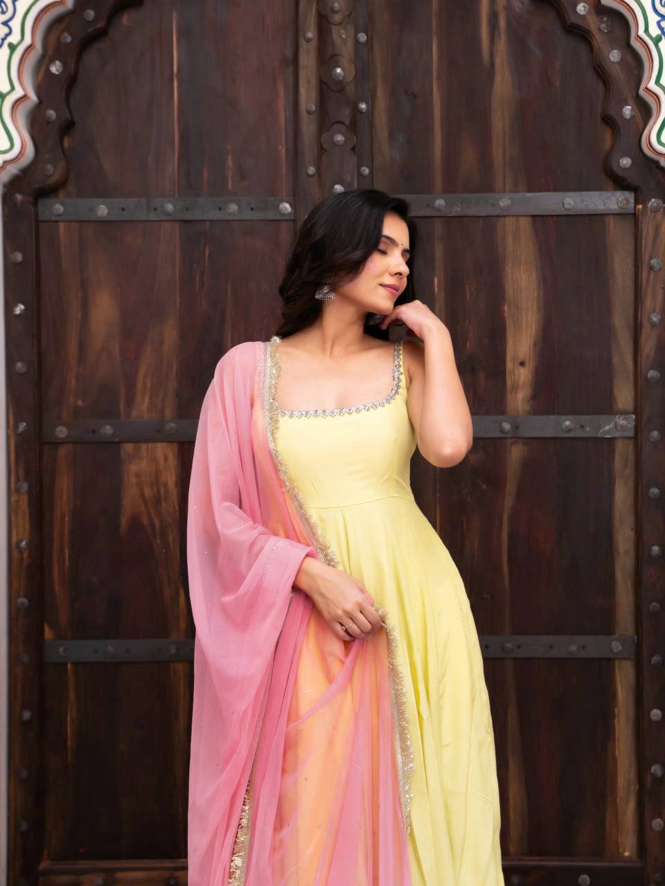 Radiant Blossom Anarkali Suit Collection