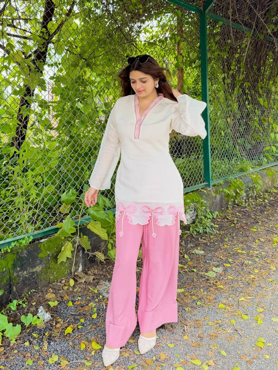 Stylish Serenity The Pink and White Duo