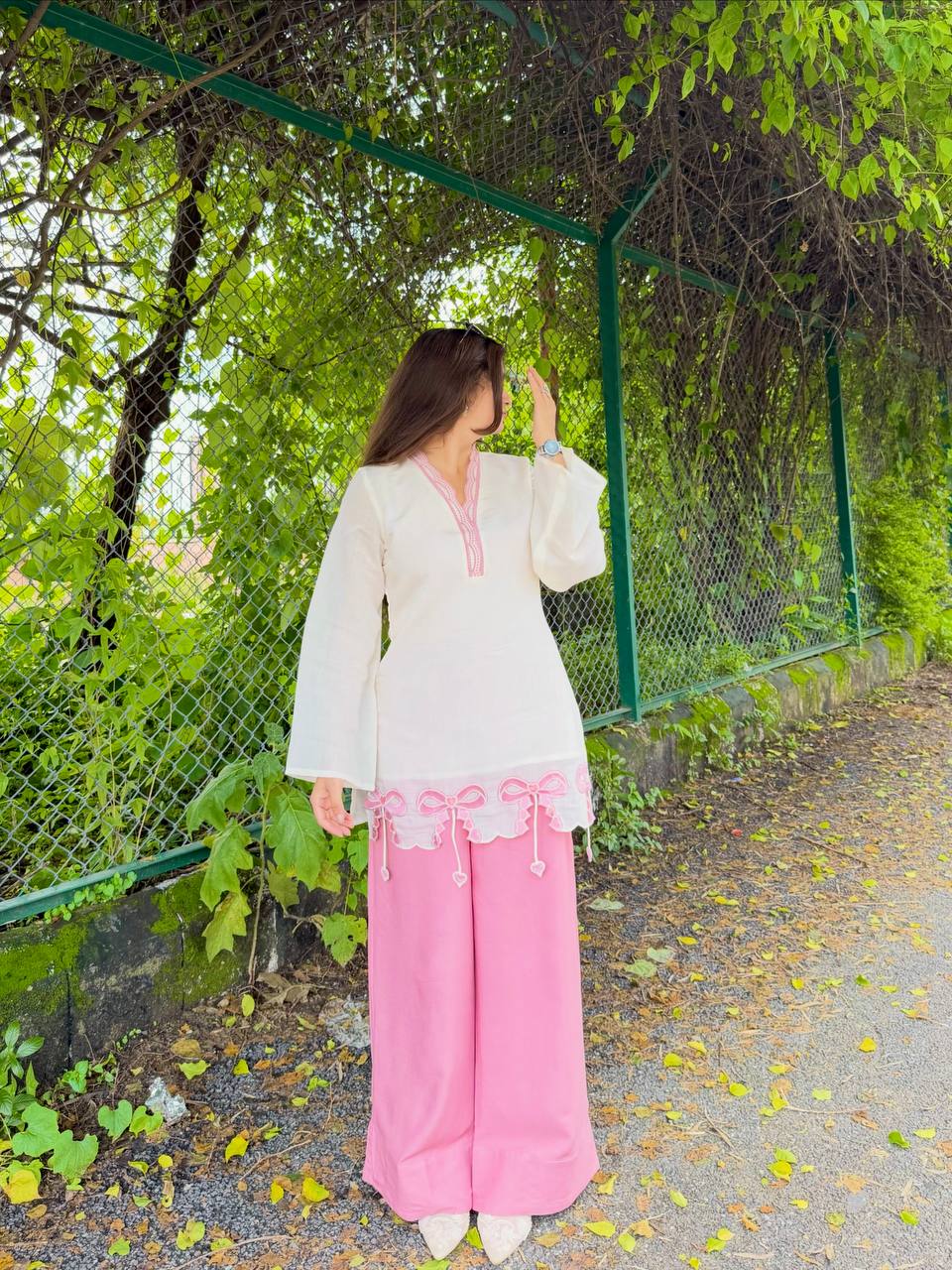 Stylish Serenity The Pink and White Duo