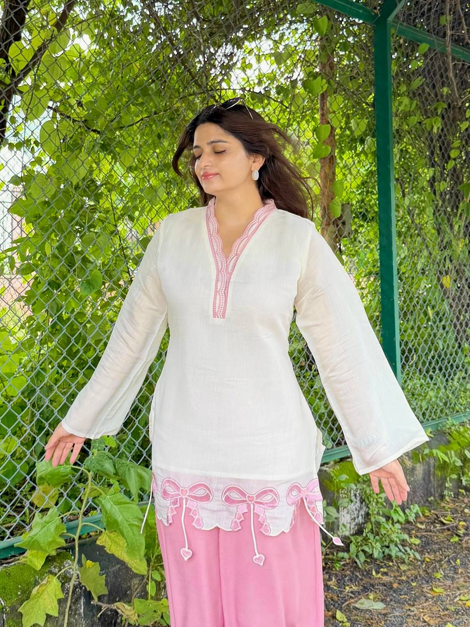 Stylish Serenity The Pink and White Duo