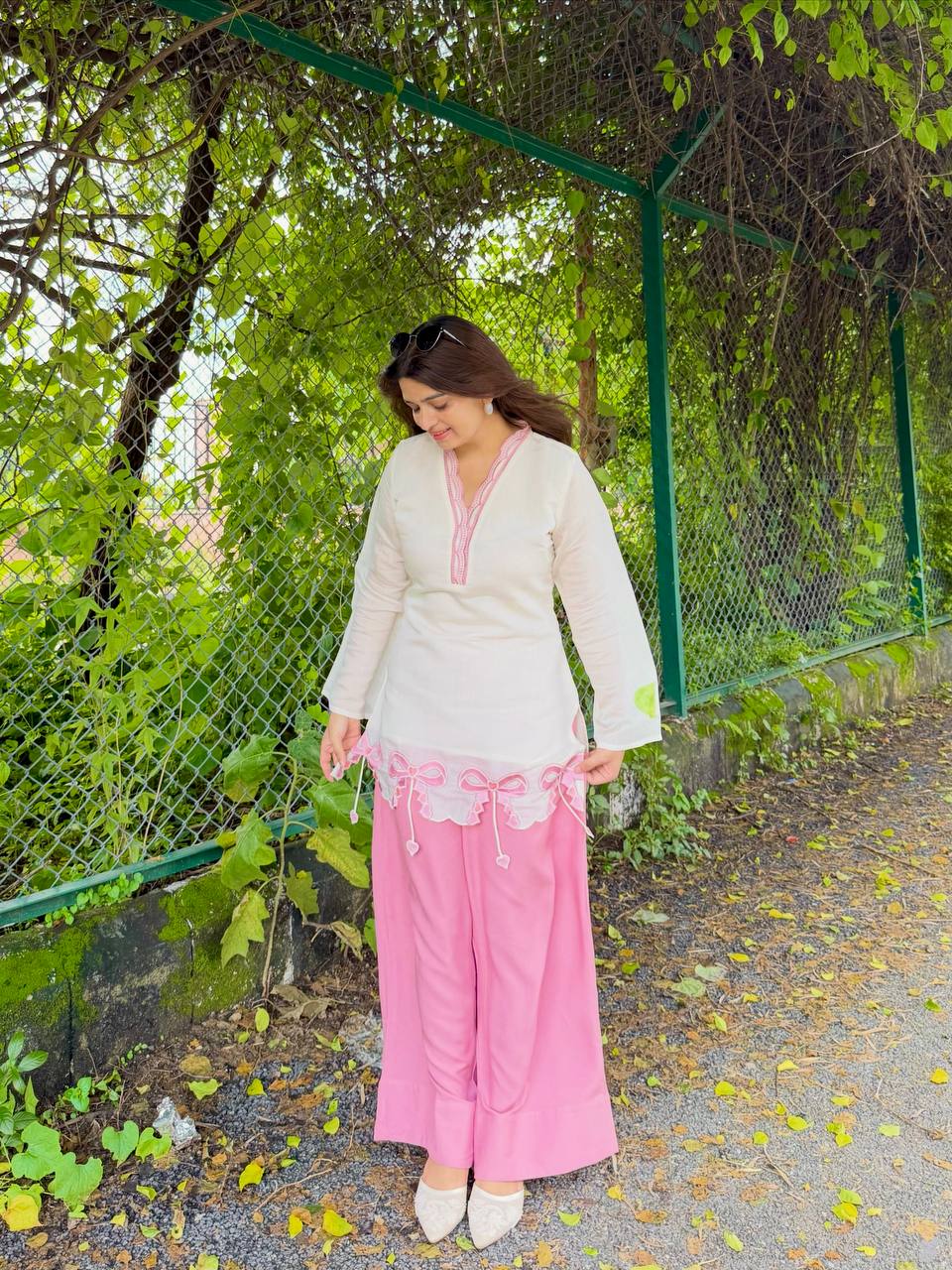 Stylish Serenity The Pink and White Duo