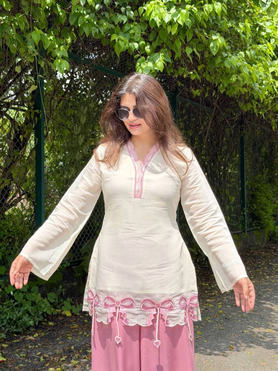 Stylish Serenity The Pink and White Duo