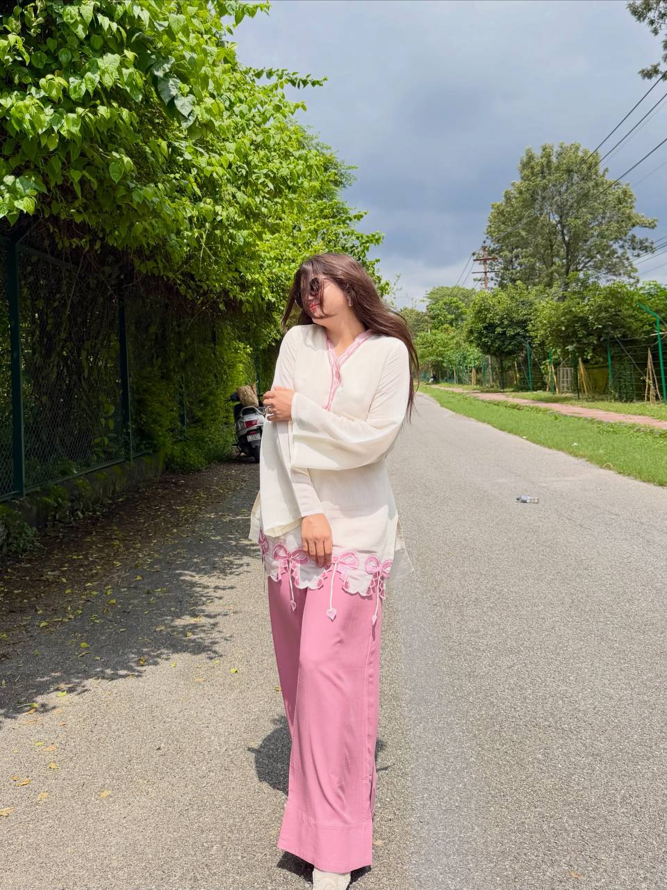 Stylish Serenity The Pink and White Duo