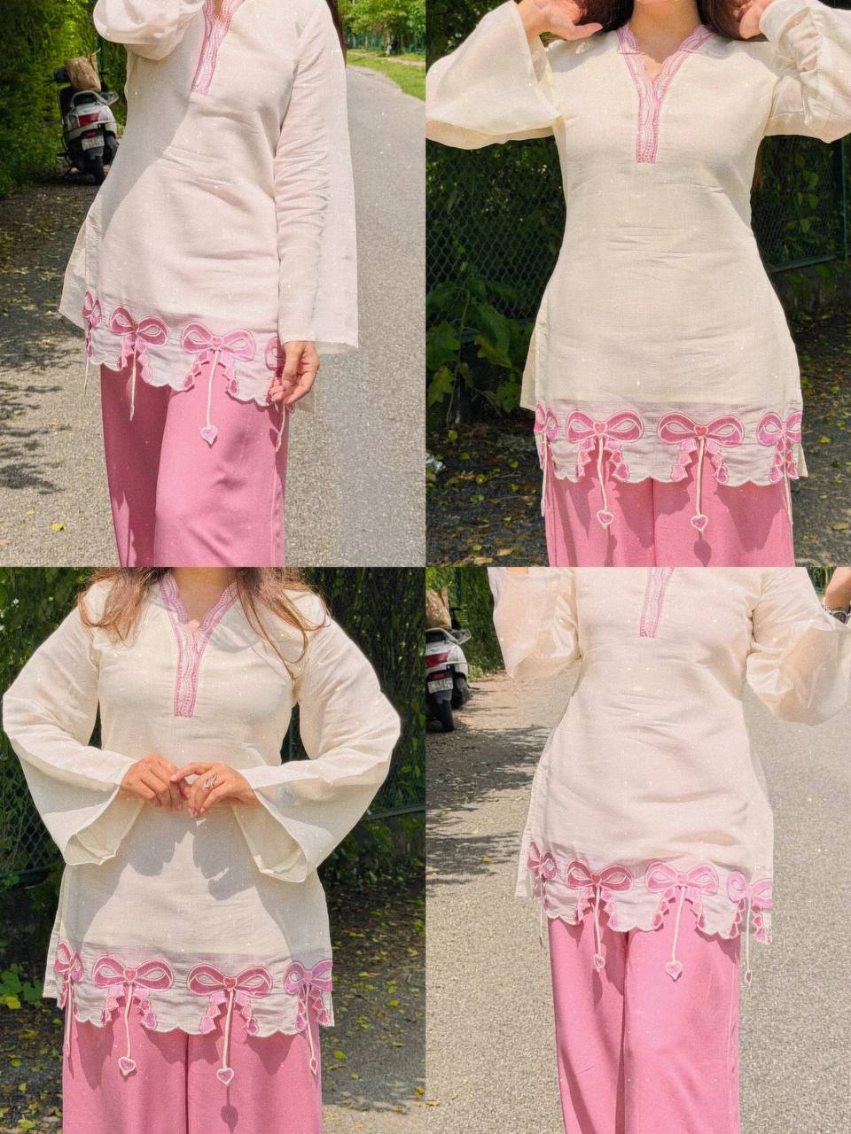 Stylish Serenity The Pink and White Duo