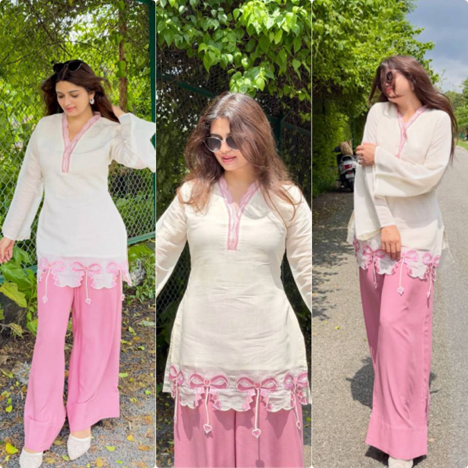 Stylish Serenity The Pink and White Duo