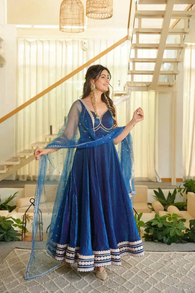 Enchanting Elegance Blue Dress for You