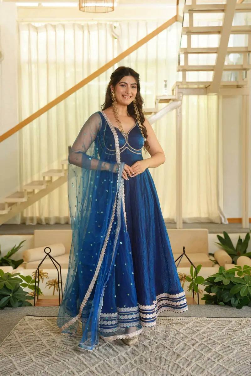 Enchanting Elegance Blue Dress for You