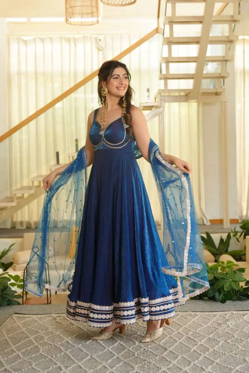 Enchanting Elegance Blue Dress for You