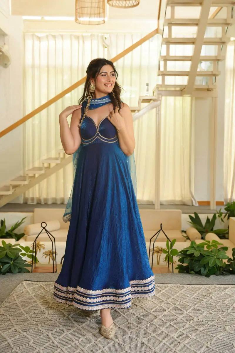 Enchanting Elegance Blue Dress for You