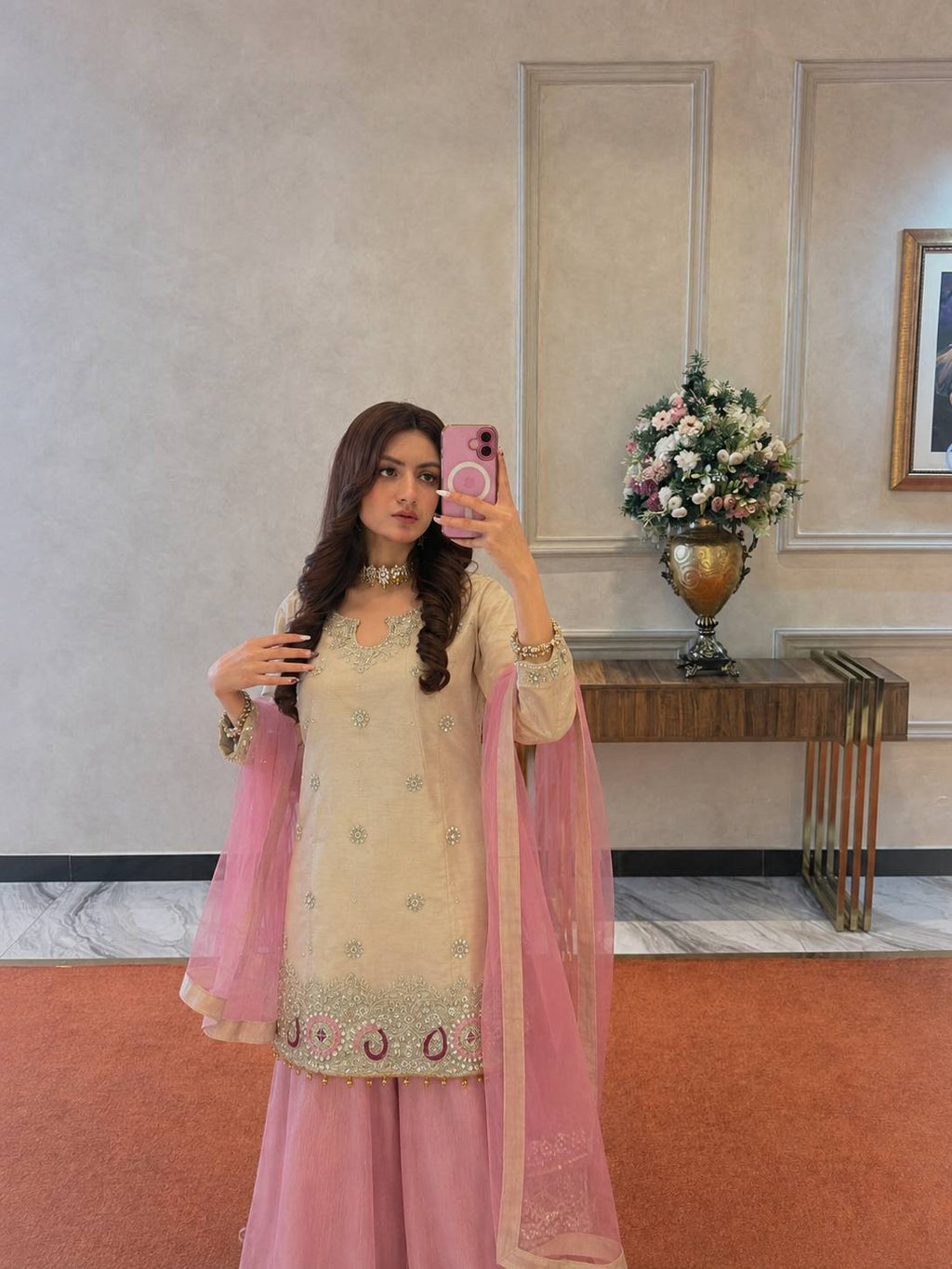 Luxe Allure Pink and Gold Styles