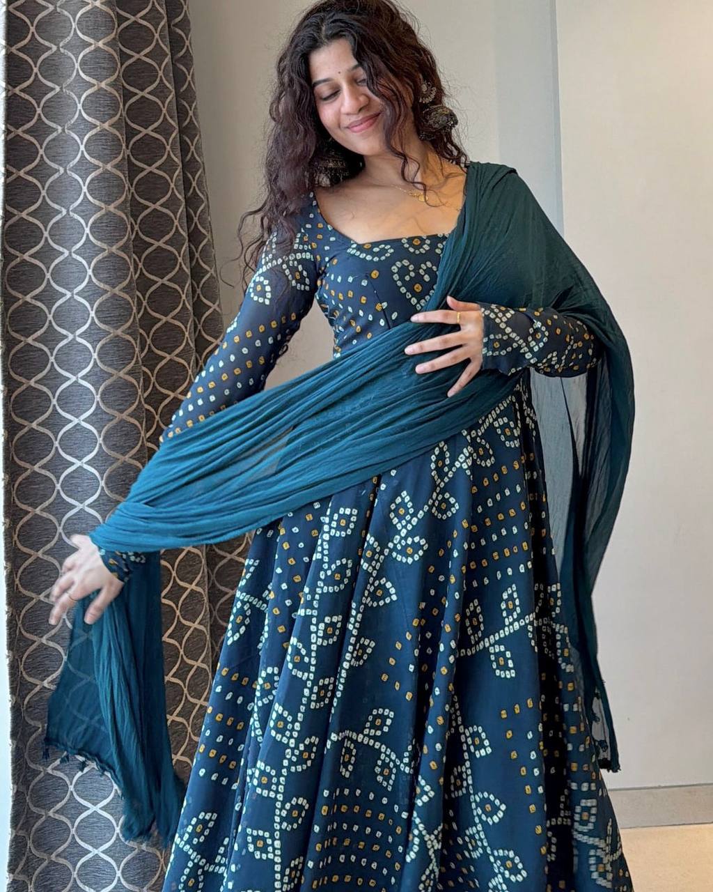 Enchanted Drapes Fashion Meets Timeless Grace