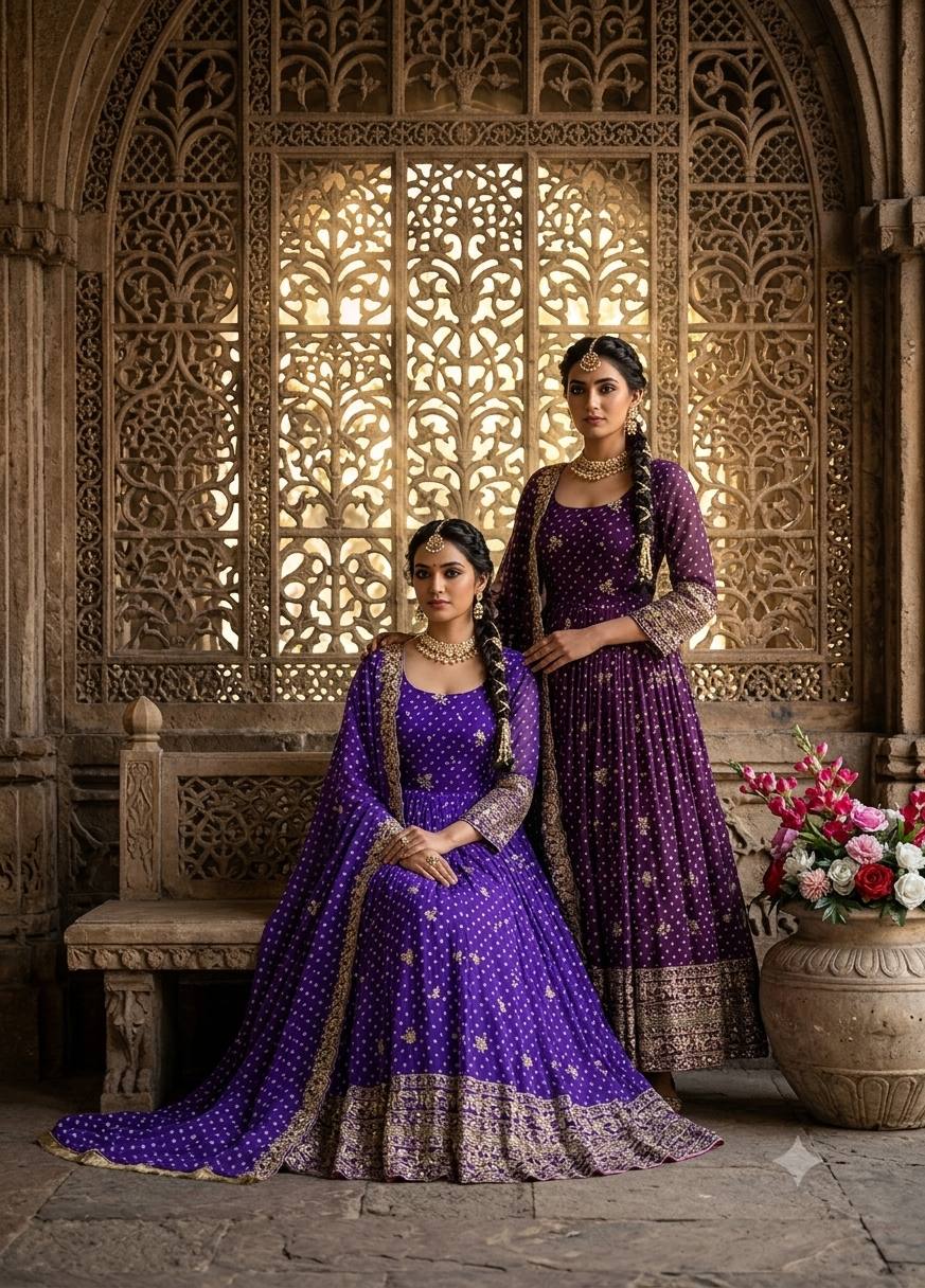 Vibrant Vogue Women’s Anarkali Fashion