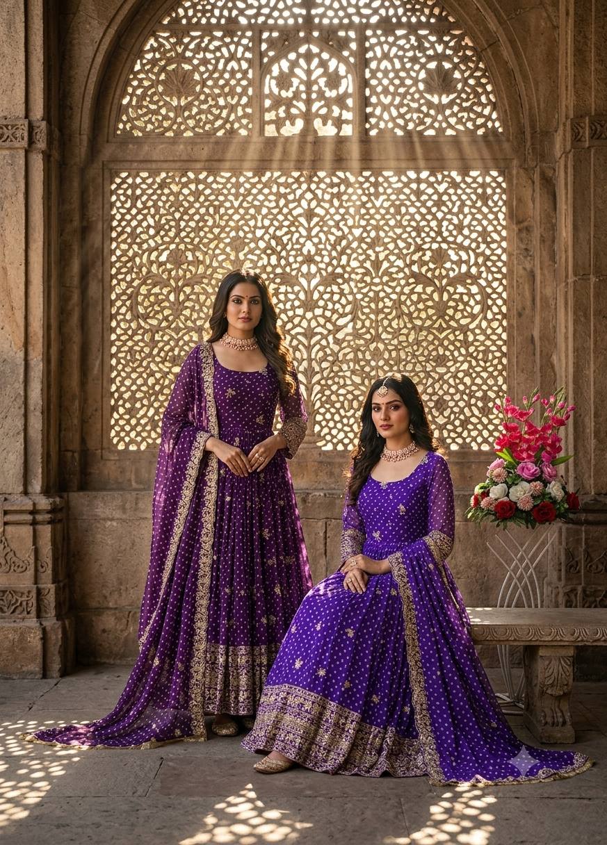 Vibrant Vogue Women’s Anarkali Fashion