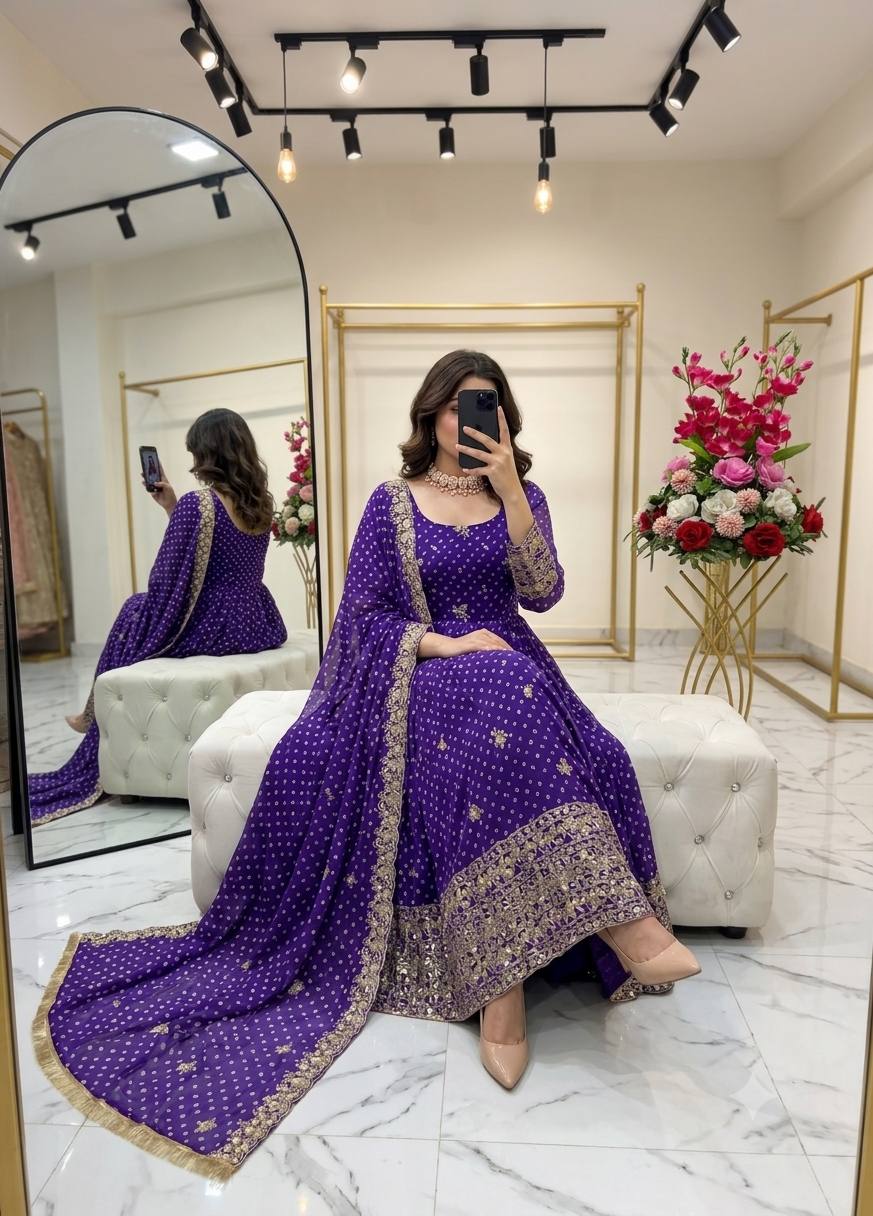 Vibrant Vogue Women’s Anarkali Fashion
