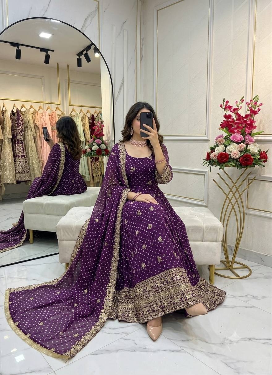 Vibrant Vogue Women’s Anarkali Fashion