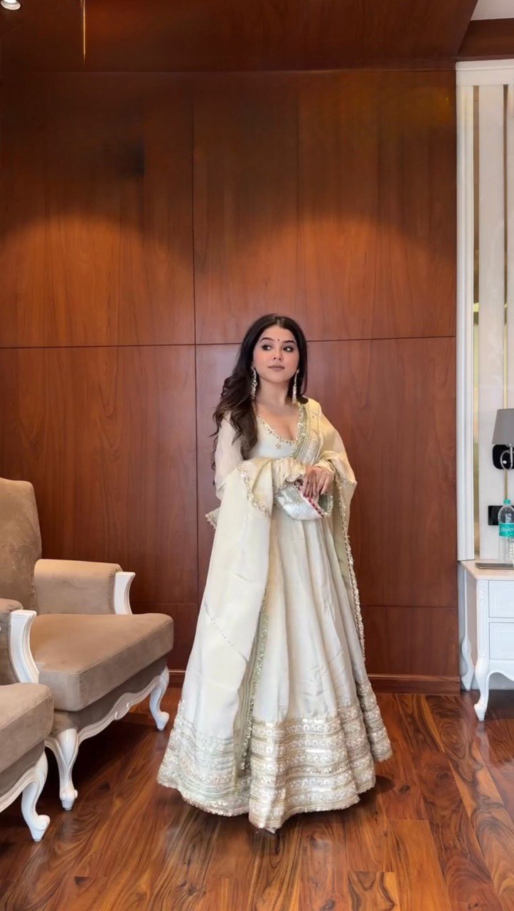 Ivory Elegance in Whisper of Tradition