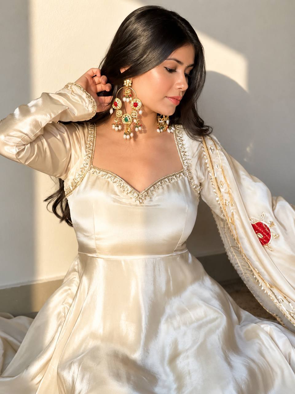 Radiant Elegance Silk Suit Collection