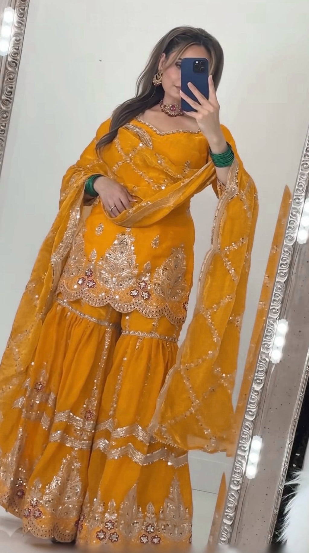 Stylish Selfie Illuminate Your Orange Look