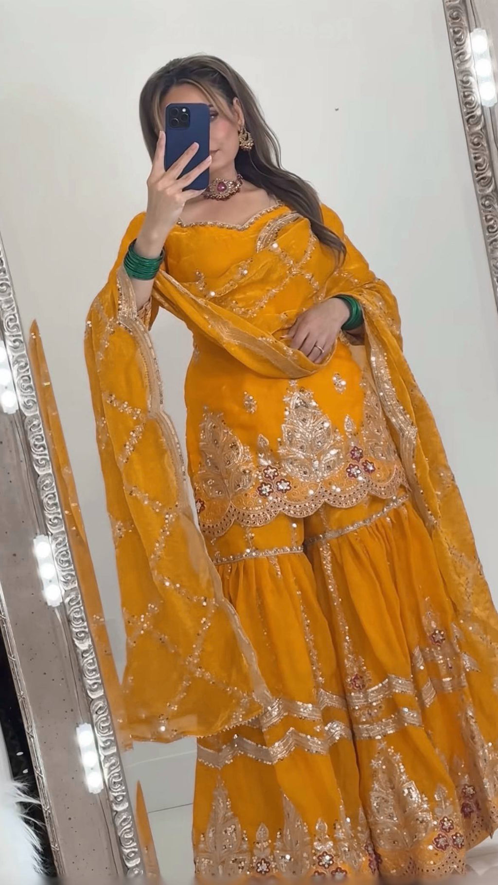 Stylish Selfie Illuminate Your Orange Look