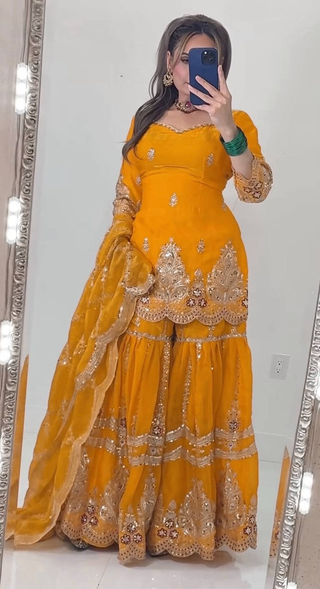 Stylish Selfie Illuminate Your Orange Look