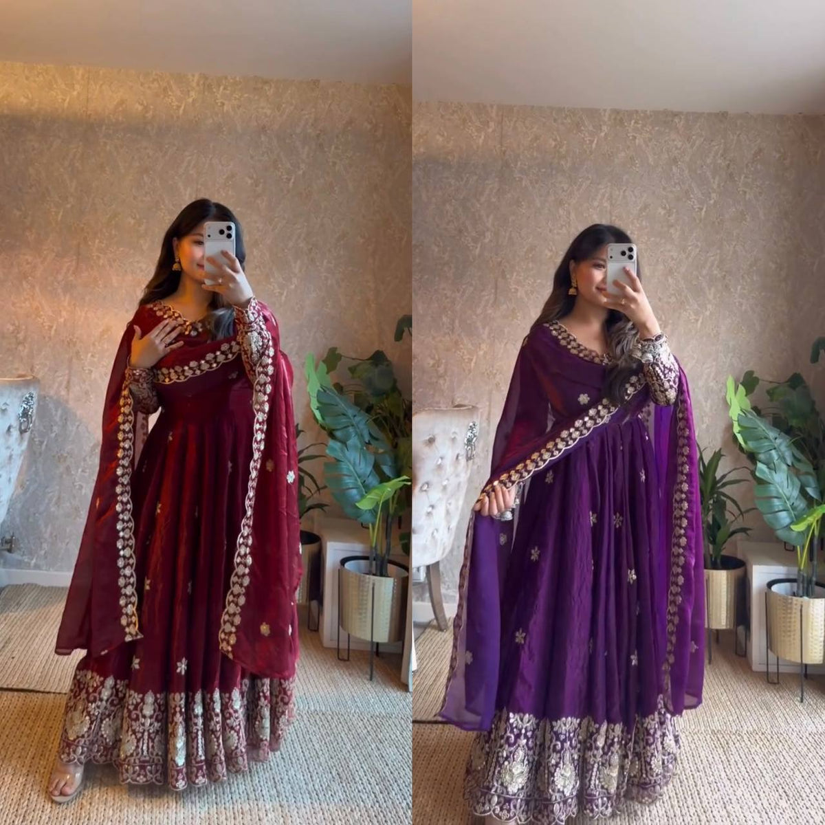 Radiant Beauty in Rich Color Palette