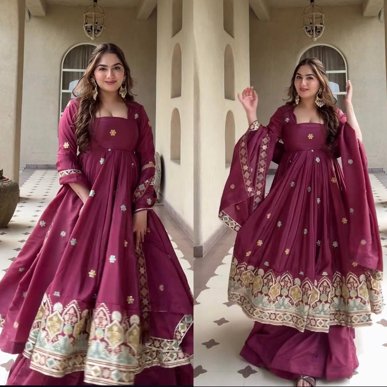Luxurious Anarkali Suit for Celebrations