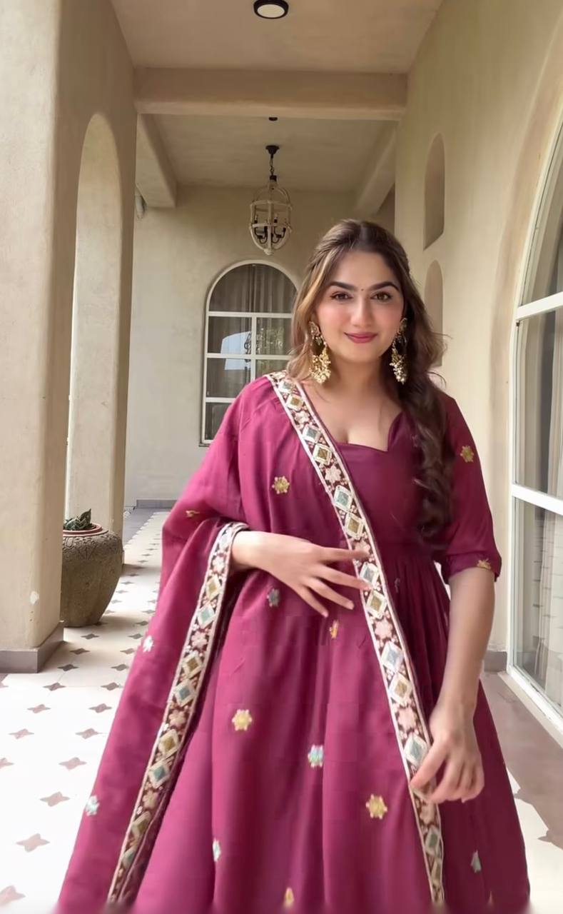 Luxurious Anarkali Suit for Celebrations