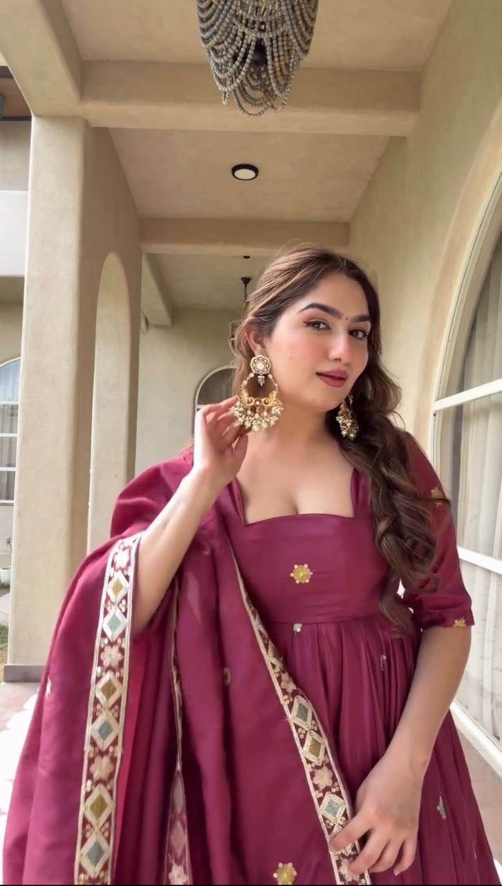 Luxurious Anarkali Suit for Celebrations