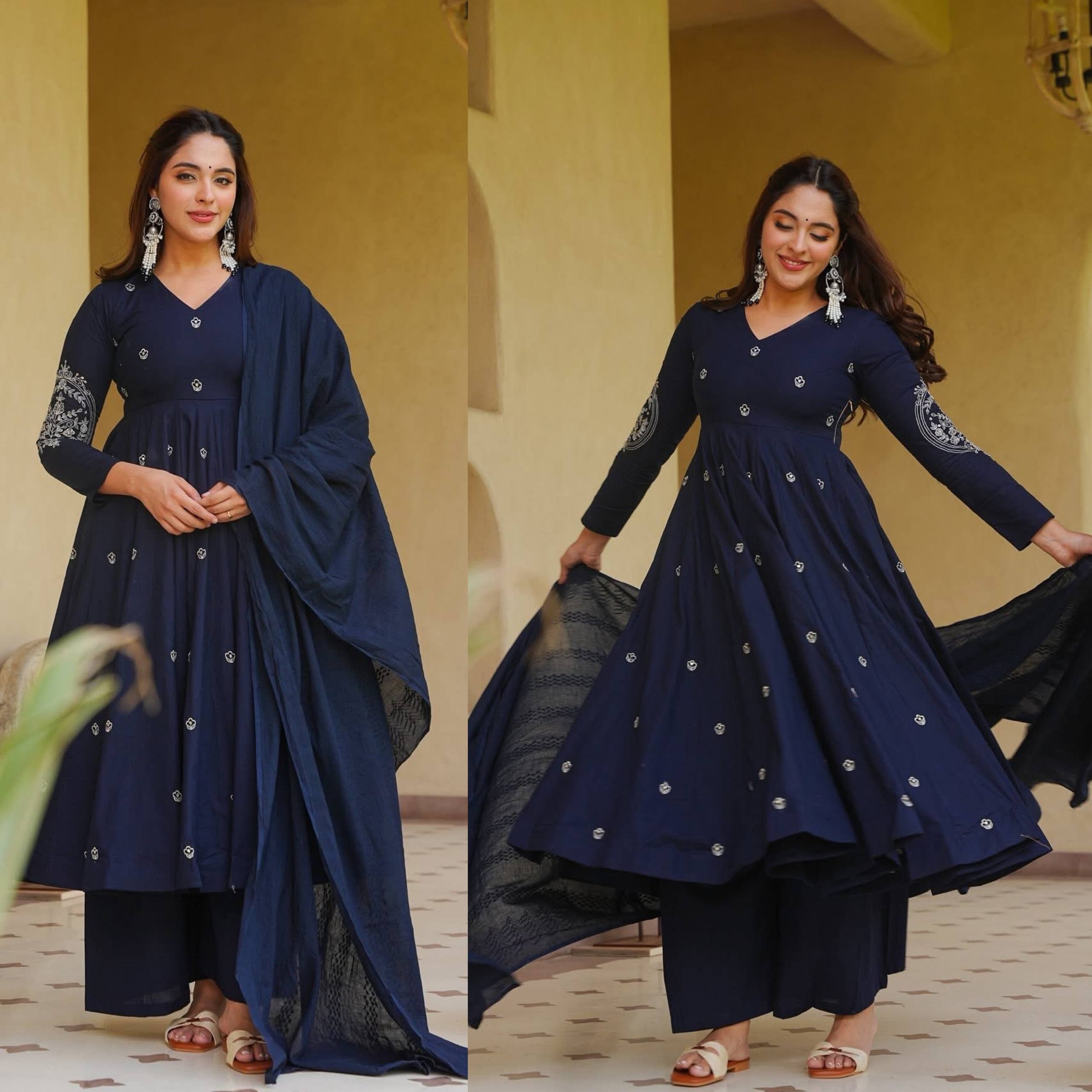 Elegant Navy Dress for Timeless Charm