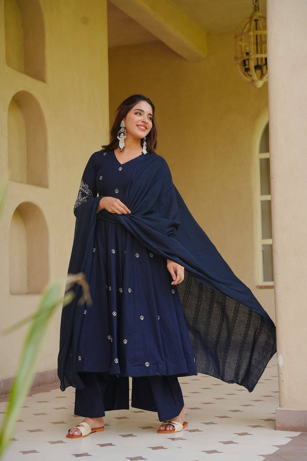 Elegant Navy Dress for Timeless Charm