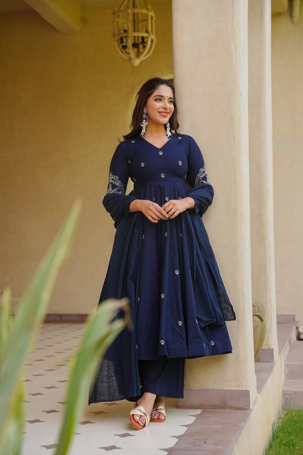 Elegant Navy Dress for Timeless Charm