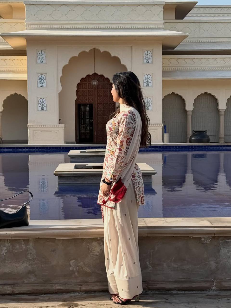 Elegant Floral Suit for Modern Women