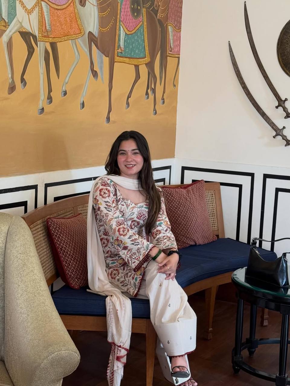 Elegant Floral Suit for Modern Women