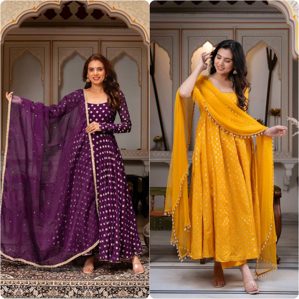 Graceful Anarkali Styles in Rich Colors