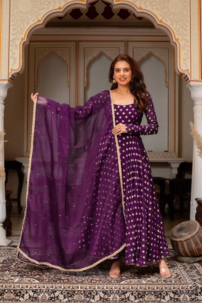Graceful Anarkali Styles in Rich Colors