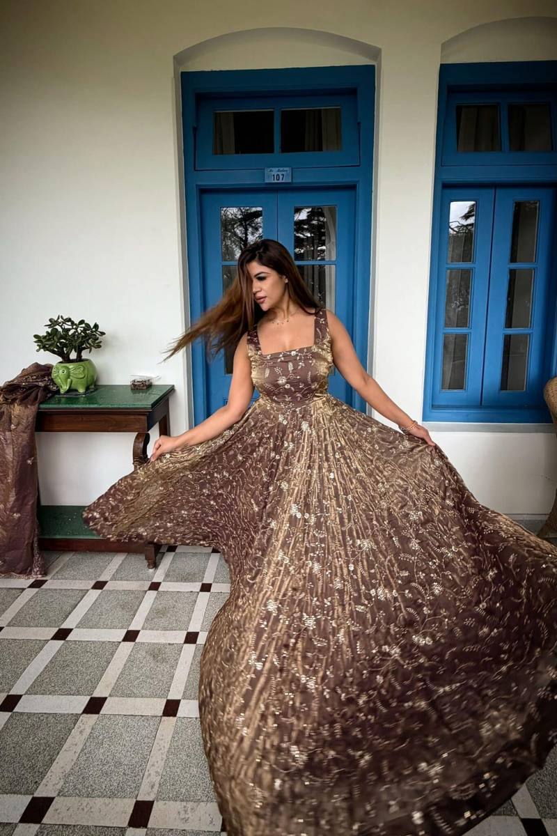 Captivating Dance in Rich Purple Dress