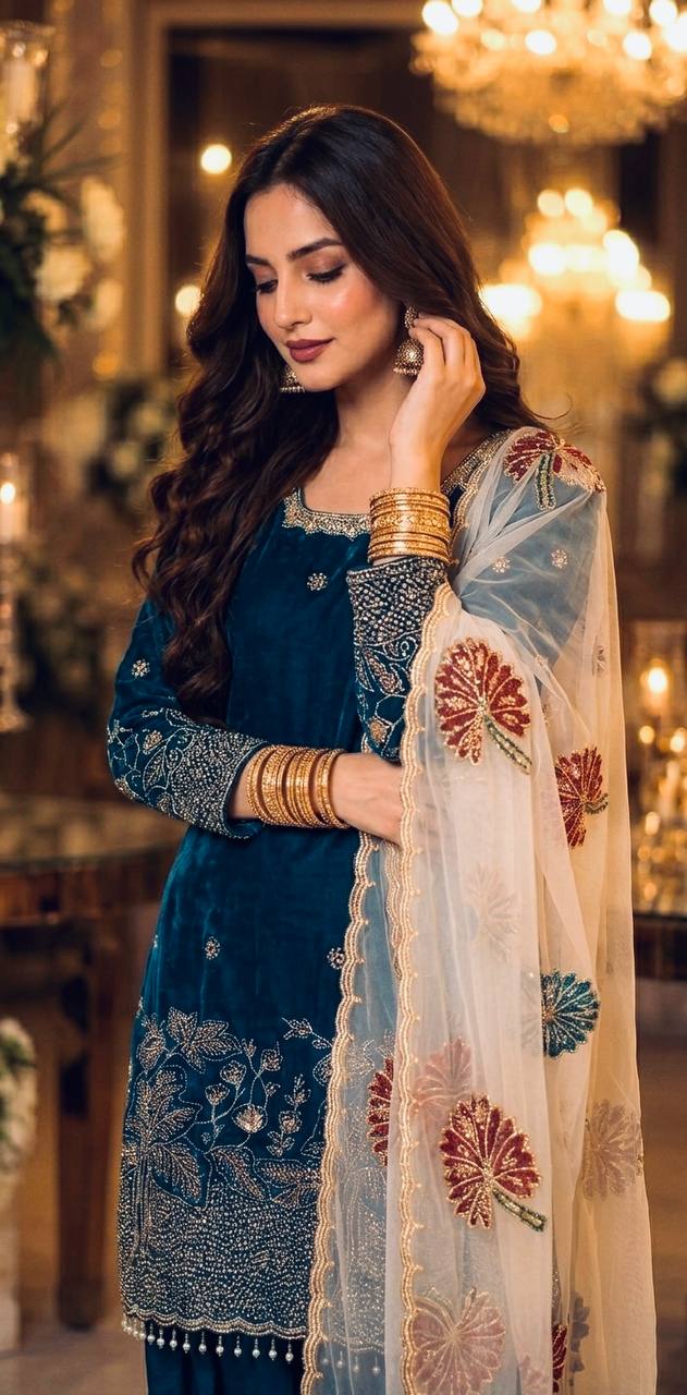 Chic Blue Suit Set for Special Occasions