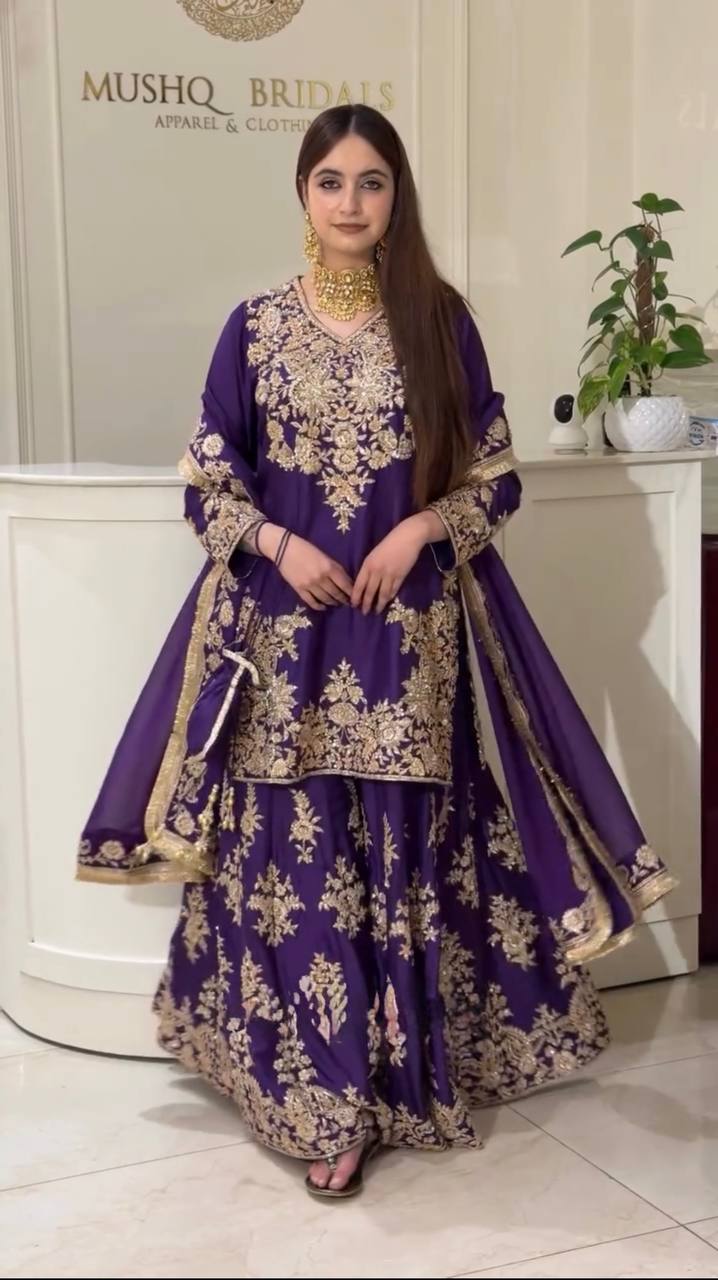 Stunning Traditional Sharara Look