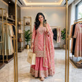 Radiant Moments in a Pink Outfit