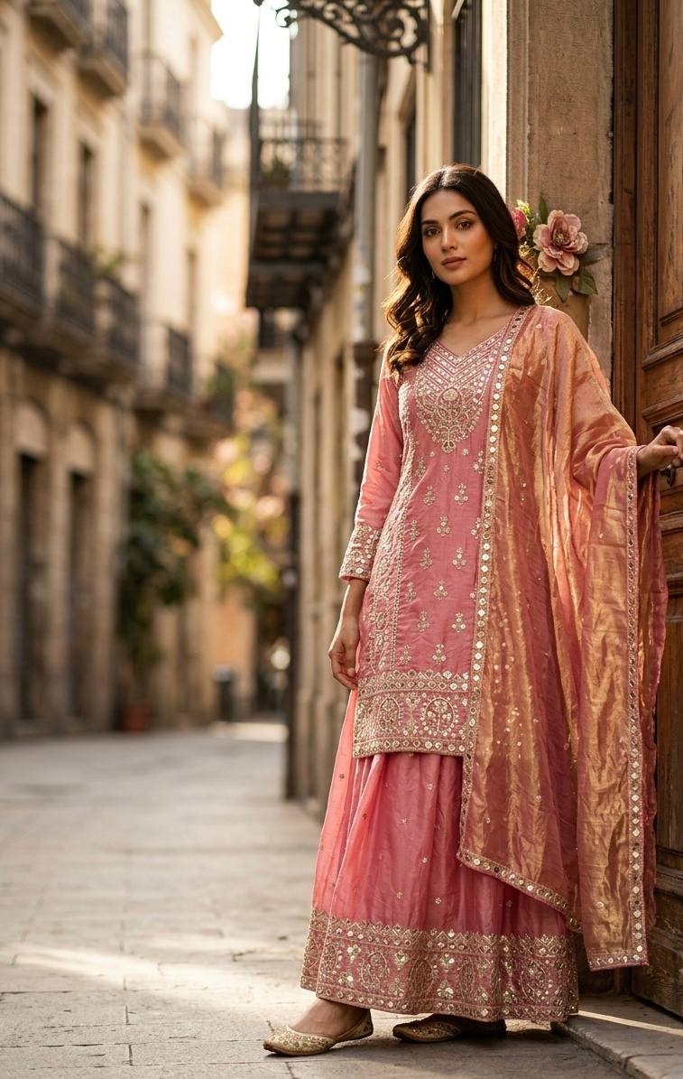 Radiant Moments in a Pink Outfit