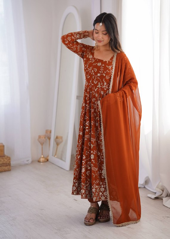 Radiant Elegance Anarkali Dress