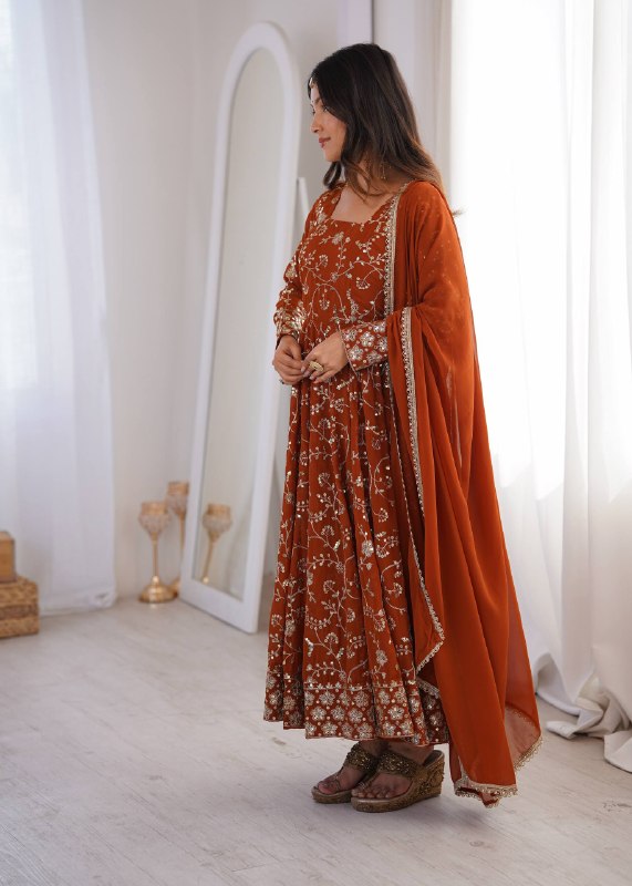 Radiant Elegance Anarkali Dress