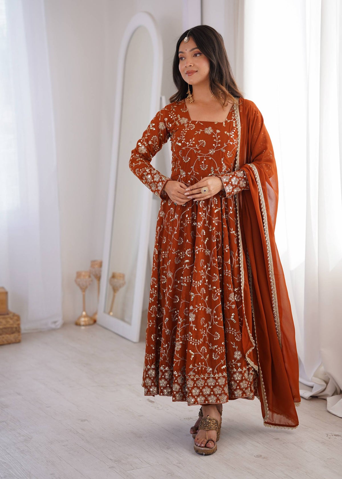 Radiant Elegance Anarkali Dress