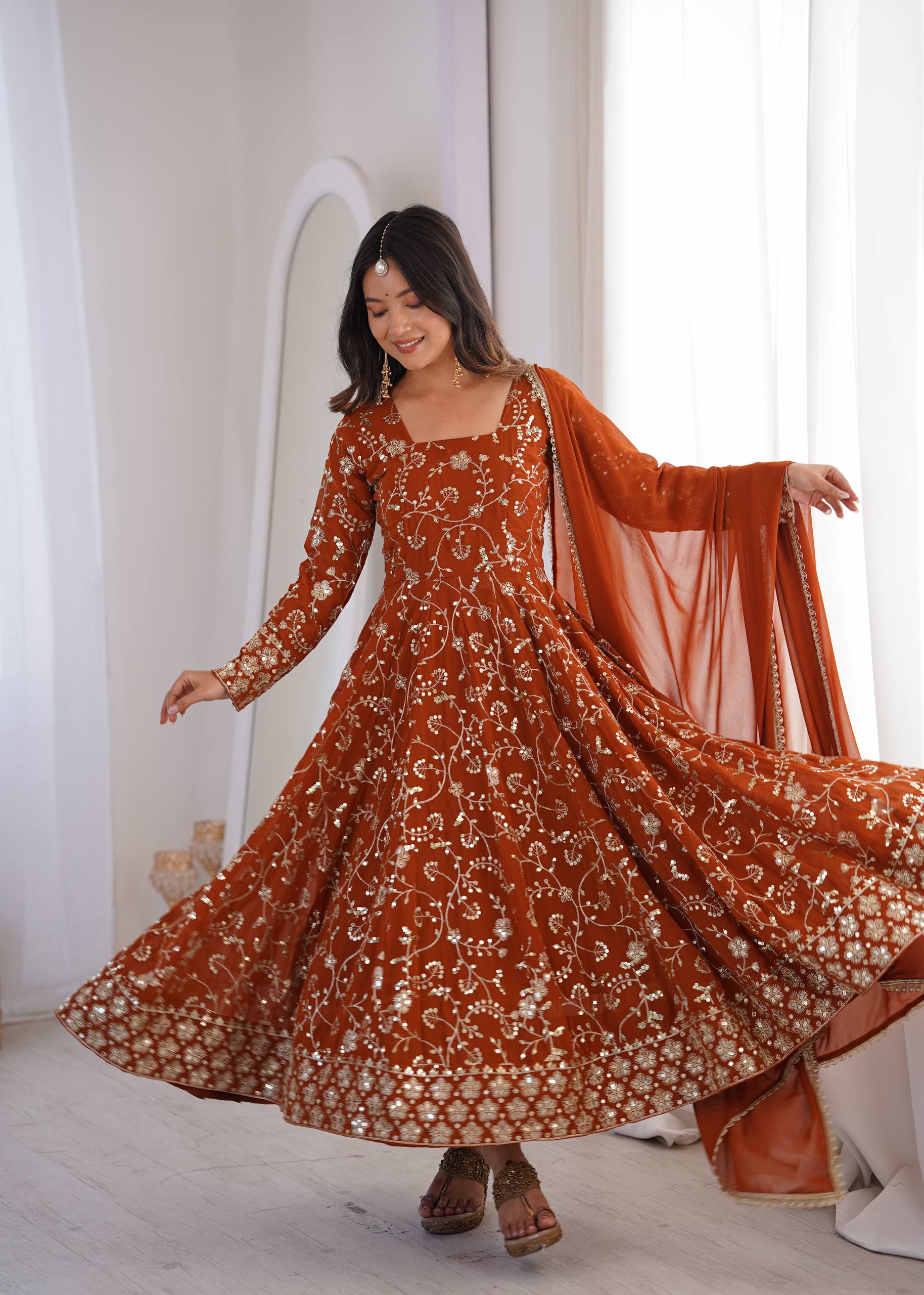 Radiant Elegance Anarkali Dress